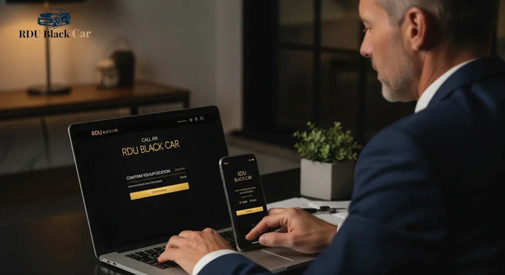 RDU Black Car Booking Process