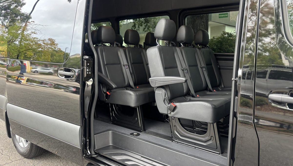 rdu-black-car-mercedes-sprinter-van-interior-seating